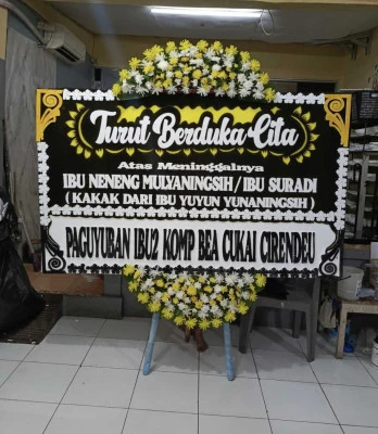 Papan Bunga di Cikeris Bojong
